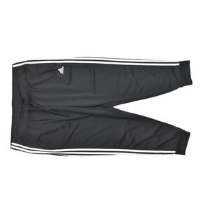 Adidas Women's Black White Skinny Sweatpants Plus Size 1X Drawstring